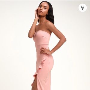 Lulu strapless adorable gown